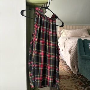 J. Crew tartan Plaid halter Top